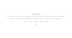 Desktop Screenshot of keyanzhang.com